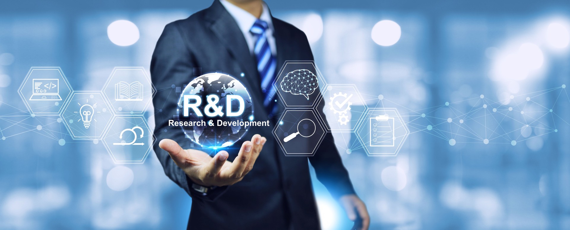 R and D research and development